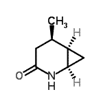 CAS#: 566151-87-9， (1R,5R,6R)-5-Methyl-2-Azabicyclo[4.1.0]Heptan-3-One