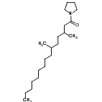 CAS#: 56630-62-7， 3,6-Dimethyl-1-(1-Pyrrolidinyl)-1-Pentadecanone