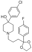 CAS#: 56660-99-2， 4-(4-Chlorophenyl)-1-[3-[2-(4-Fluorophenyl)-1,3-Dioxolan-2-Yl]Propyl]Piperidin-4-Ol