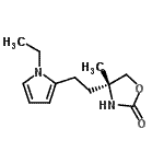 CAS#: 566938-47-4， (4R)-4-[2-(1-Ethyl-1H-Pyrrol-2-Yl)Ethyl]-4-Methyl-1,3-Oxazolidin-2-One