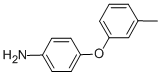 structure of CAS# 56705-84-1, 4-(3-Methylphenoxy)Aniline;[4-(3-Methylphenoxy)Phenyl]Amine;Mls000564289;Oprea1_011395