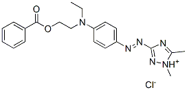 CAS#: 56729-05-6， 3-[[4-[[2-(Benzoyloxy)Ethyl]Ethylamino]Phenyl]Azo]Dimethyl-1H-1,2,4-Triazolium Chloride