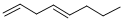 structure of CAS# 5675-25-2, 1,4-Octadiene;Octa-1,4-Diene;1,4-Octadiene;1,4-Octadiene,C&T