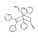 CAS#: 56805-08-4， 7-Methyl-1,4,5,6-Tetraphenyl-7-Vinyl-7-Silabicyclo[2.2.1]Hept-5-Ene-2-Carbonitrile