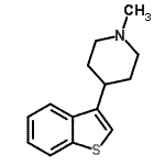 CAS#: 56839-02-2， 4-(1-Benzothiophen-3-Yl)-1-Methylpiperidine