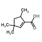 CAS#: 56850-60-3， 3,3,5-Trimethyl-1-Cyclopentene-1-Carboxylic Acid