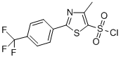 CAS#: 568577-83-3， 4-Methyl-2-[4-(Trifluoromethyl)Phenyl]-1,3-Thiazole-5-Sulfonyl Chloride