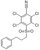 CAS#: 56916-63-3， 4-(3-Phenylpropylsulfonyl)-2,3,5,6-Tetrachlorobenzonitrile