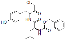 CAS 登录号：56979-35-2， 苄氧羰基亮氨酰-酪氨酸氯甲基甲酮