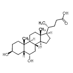 CAS#: 570-84-3， (3beta,5beta,6alpha)-3,6-Dihydroxycholan-24-Oic Acid