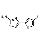 CAS#: 570407-16-8， 4-(4-Fluoro-2-Thienyl)-1,3-Thiazol-2-Amine