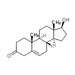 CAS#: 571-25-5， (17beta)-17-Hydroxyandrost-5-En-3-One