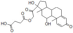 CAS#: 5714-75-0， 4-[2-(11,17-Dihydroxy-10,13-Dimethyl-3-Oxo-7,8,9,11,12,14,15,16-Octahydro-6H-Cyclopenta[a]Phenanthren-17-Yl)-2-Oxo-Ethoxy]-4-Oxo-Butanoic Acid