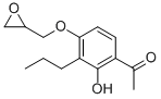 structure of CAS# 57161-85-0, 1-[2-Hydroxy-4-(Oxiran-2-Ylmethoxy)-3-Propylphenyl]Ethan-1-One