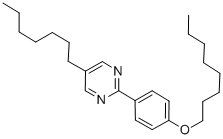 CAS 登录号：57202-39-8， 5-庚基-2-(4-辛氧基苯基)嘧啶