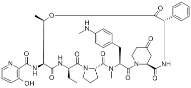 CAS#: 57206-54-9， 4-[N-Methyl-4-(Methylamino)-L-Phenylalanine]Virginiamycin S1