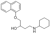 CAS#: 57281-35-3， 4-(Cyclohexylamino)-1-(1-naphthalenyloxy)-2-Butanol