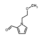 结构式 CAS# 573720-38-4, 1-(2-甲氧基乙基)-1H-吡咯-2-甲醛