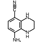 CAS#: 573758-53-9， 8-Amino-1,2,3,4-Tetrahydro-5-Quinoxalinecarbonitrile