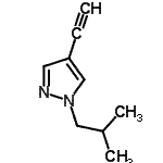 CAS#: 573982-82-8， 4-Ethynyl-1-Isobutyl-1H-Pyrazole