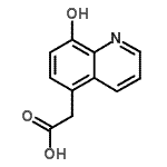 CAS#: 57434-92-1， (8-Hydroxy-5-Quinolinyl)Acetic Acid