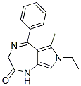 CAS#: 57435-92-4， 7-Ethyl-3,7-Dihydro-6-Methyl-5-Phenylpyrrolo[3,4-e]-1,4-Diazepin-2(1H)-One