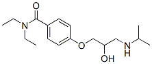 CAS#: 57494-88-9， N,N-Diethyl-4-[2-Hydroxy-3-[(1-Methylethyl)Amino]Propoxy]Benzamide