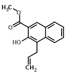 CAS#: 57518-88-4， Methyl 4-Allyl-3-Hydroxy-2-Naphthoate