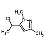 CAS 登录号：57527-85-2， 5-(1-氯乙基)-1,3-二甲基-1H-吡唑