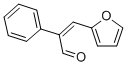 structure of CAS# 57568-60-2, 3-(2-Furyl)-2-Phenylpropenal;(E)-3-(2-Furyl)-2-Phenyl-Prop-2-Enal;(E)-3-(2-Furyl)-2-Phenylprop-2-Enal;(E)-3-(2-Furyl)-2-Phenyl-Acrolein