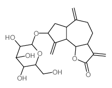 CAS#: 57576-33-7， (3aS)-3a,4,5,6,6abeta,7,8,9,9abeta,9balpha-Decahydro-8alpha-(beta-D-Glucopyranosyloxy)-3,6,9-Tris(Methylene)Azuleno[4,5-b]Furan-2(3H)-One