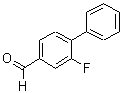 结构式 CAS# 57592-43-5, 2-氟联苯-4-甲醛