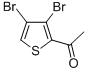 structure of CAS# 57681-57-9, 1-(3,4-Dibromo-2-Thienyl)-1-Ethanone;1-(3,4-Dibromo-2-Thienyl)Ethanone;9Y-0810;Zinc03884535