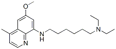 CAS#: 57695-04-2， N,N-Diethyl-N'-(6-Methoxy-4-Methyl-Quinolin-8-Yl)-Hexane-1,6-Diamine dihydrochloride