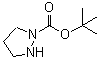 structure of CAS# 57699-91-9, 1-Boc-Pyrazolidine;1-Pyrazolidinecarboxylic Acid, 1,1-Dimethylethyl Ester;Pyrazolidine-1-Carboxylic Acid Tert-Butyl Ester;Tert-Butyl Pyrazolidine-1-Carboxylate