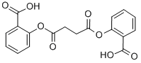 structure of CAS# 578-19-8, Bis(2-Carboxyphenyl) Succinate;2-[4-(2-Carboxyphenoxy)-4-Oxo-Butanoyl]Oxybenzoic Acid;2-[4-(2-Carboxyphenoxy)-1,4-Dioxobutoxy]Benzoic Acid;2-[4-(2-Carboxyphenoxy)-4-Keto-Butanoyl]Oxybenzoic Acid
