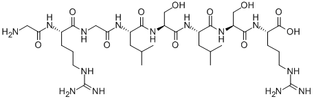 CAS#: 57836-10-9， H-Gly-Arg-Gly-Leu-Ser-Leu-Ser-Arg-OH