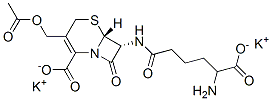 CAS#: 57847-70-8， [6R-[6alpha,7beta(R*)]]-3-(Acetoxymethyl)-7-[(5-Amino-5-Carboxypentanoyl)Amino]-8-Oxo-5-Thia-1-Azabicyclo[4.2.0]Oct-2-Ene-2-Carboxylic Acid, Potassium Salt