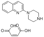 structure of CAS# 5786-68-5, 2-[1-Piperazinyl]Quinoline Maleate Salt;But-2-Enedioic Acid;2-(1-Piperazinyl)Quinoline;2-(1-Piperazinyl)Quinoline Maleate (1:1)