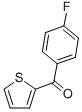 structure of CAS# 579-49-7, 4-Fluorophenyl 2-Thienyl Ketone;(4-Fluorophenyl)-(2-Thienyl)Methanone;(4-Fluorophenyl)-Thiophen-2-Yl-Methanone;Zinc00162002