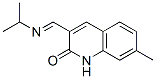 CAS#: 579441-68-2， 7-Methyl-3-[[(1-Methylethyl)Imino]Methyl]-2(1H)-Quinolinone