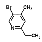 CAS#: 579475-88-0， 5-Bromo-2-Ethyl-4-Methylpyridine