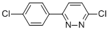 structure of CAS# 58059-29-3, 3-Chloro-6-(4-Chlorophenyl)-Pyridazine;3-CHLORO-6-(4-CHLOROPHENYL)-PYRIDAZINE