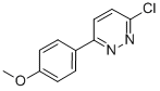 structure of CAS# 58059-31-7, 3-Chloro-6-(4-Methoxyphenyl)-Pyridazine;3-CHLORO-6-(4-METHOXYPHENYL)-PYRIDAZINE;3-Chloro-6-(P-Methoxyphenyl)Pyridazine