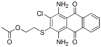 CAS#: 58065-30-8， 2-[[2-(Acetyloxy)Ethyl]Thio]-1,4-Diamino-3-Chloro-9,10-Anthracenedione