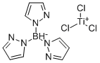structure of CAS# 58097-69-1, Hydrotris(1-Pyrazolylborato)Trichlorotitanium (IV);Hydrotris(Pyrazol-1-Ylborato)Trichlorotitanium(IV), Min. 95%;Hydrotris(Pyrazol-1-Ylborato)Trichlorotitanium(IV),Min.95%;Hydrotrispyrazolylboratotrichlorotitaniumivyelloworange