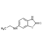 CAS#: 58106-94-8， 6-(Ethylamino)-1,3-Benzothiazole-2(3H)-Thione