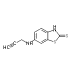 CAS#: 58106-98-2， 6-(2-Propyn-1-Ylamino)-1,3-Benzothiazole-2(3H)-Thione