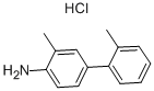 structure of CAS# 58109-32-3, 3,2'-Dimethyl-4-Aminobiphenyl;2-Methyl-4-(O-Tolyl)Aniline Hydrochloride;[2-Methyl-4-(O-Tolyl)Phenyl]Amine Hydrochloride