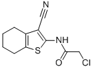 结构式 CAS# 58125-40-9, 2-氯-N-(3-氰基-4,5,6,7-四氢-1-苯并噻吩-2-基)乙酰胺